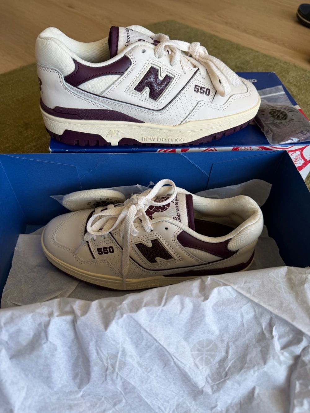 New Balance 550 Aime Leon Dore Purple - Picture 3 of 4